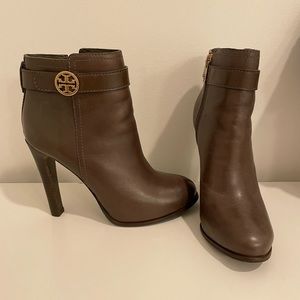 Tory Burch Olive Green Bootie